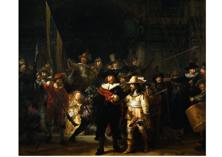 imagem The Night Watch - Rembrandt