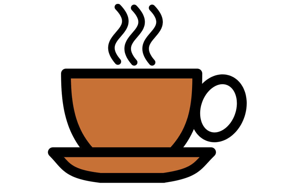 Desenho de Xícara de Café para colorir | Desenhos para colorir e imprimir gratis