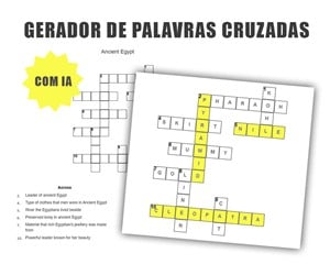 Gerador de palavras cruzadas