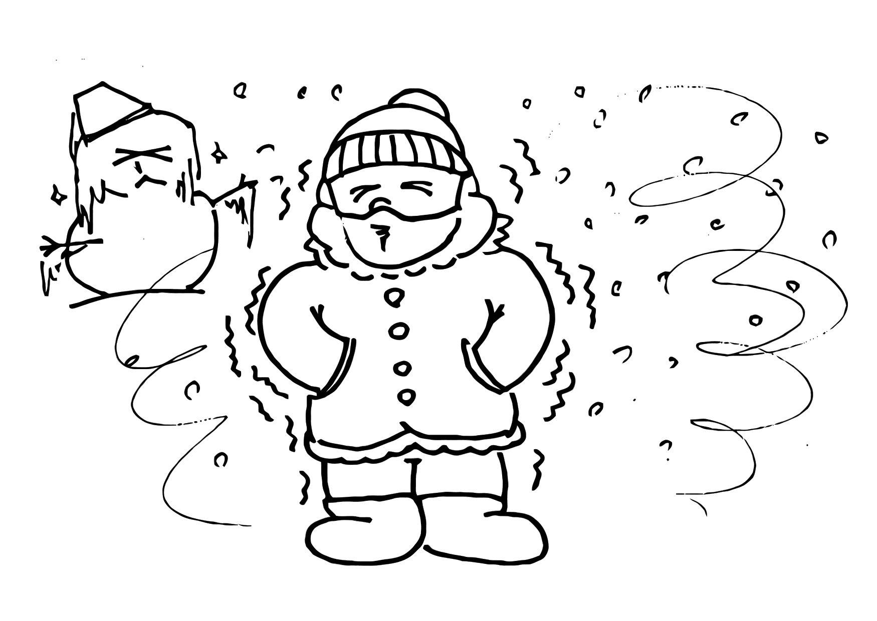 013b. frio - inverso Página para colorir 013b. frio - inverso