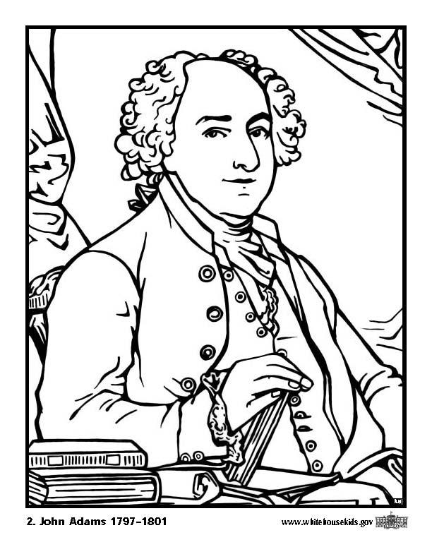 02 john adams Página para colorir 02 john adams