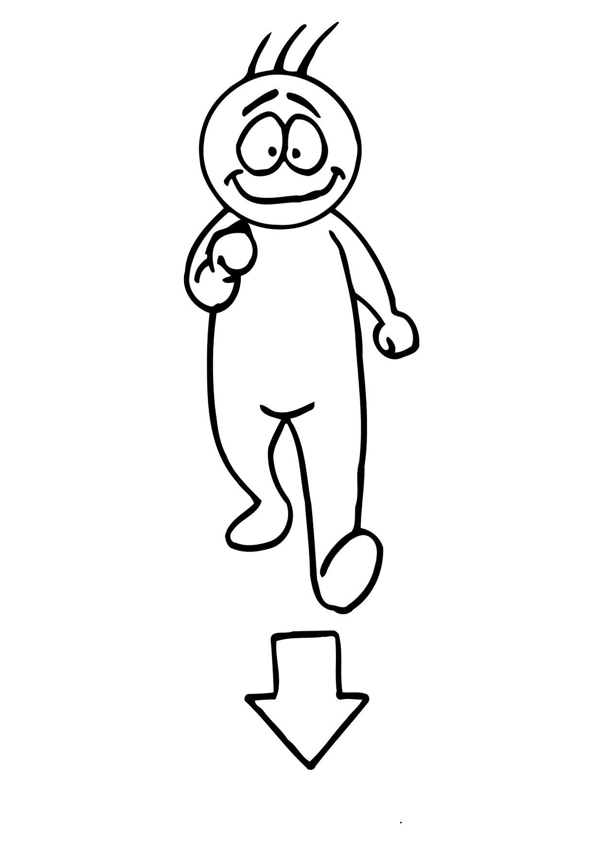 02b. na minha direA§A£o Página para colorir 02b. na minha direA§A£o