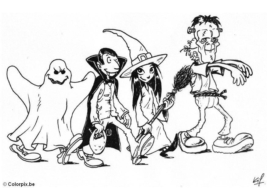 06-halloween - doce ou travessura Página para colorir 06-halloween - doce ou travessura