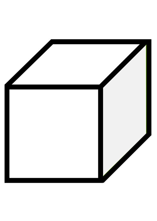 1 cm3 Página para colorir 1 cm3