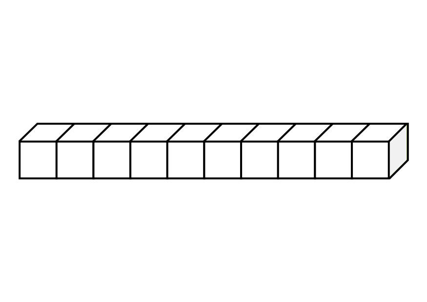 10 cm3 Página para colorir 10 cm3