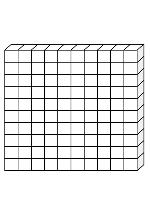 100 cm3 Página para colorir 100 cm3