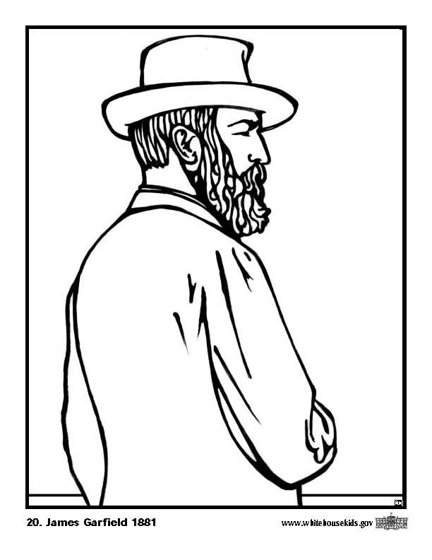 20 james garfield Página para colorir 20 james garfield