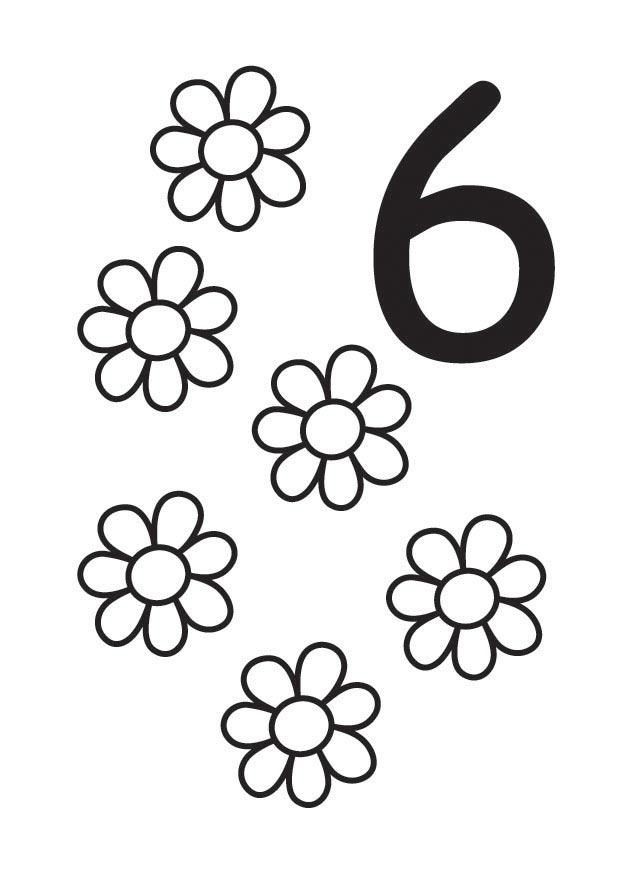 6 Página para colorir 6