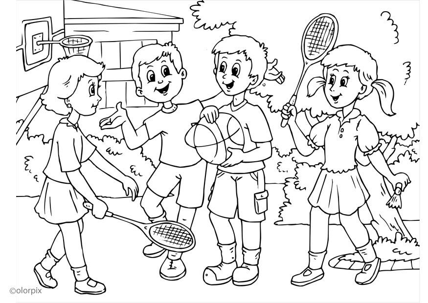 a01 - amizade Página para colorir a01 - amizade