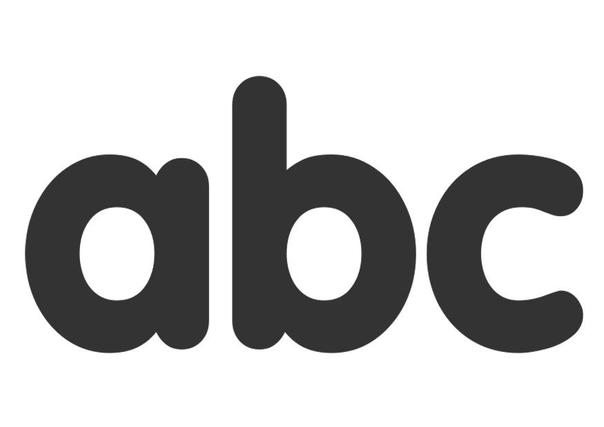 abc Página para colorir abc