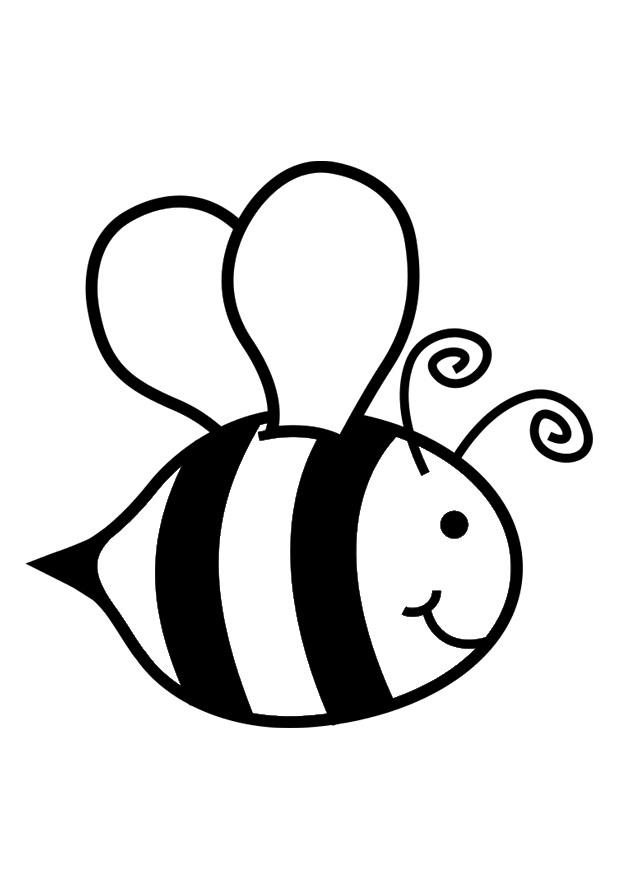 abelha Página para colorir abelha