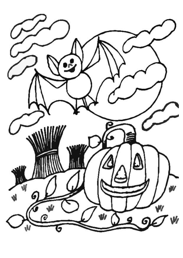abA³bora de helloween Página para colorir abA³bora de helloween