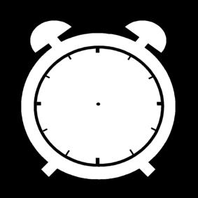 alarme em branco Página para colorir alarme em branco