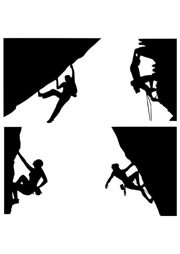 alpinismo Página para colorir alpinismo