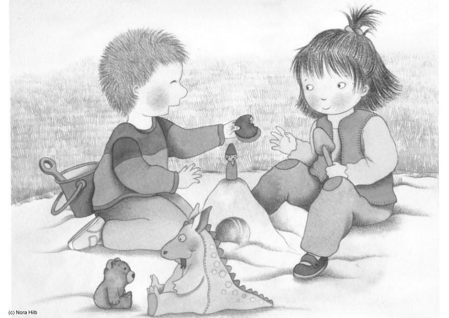 amigos Página para colorir amigos