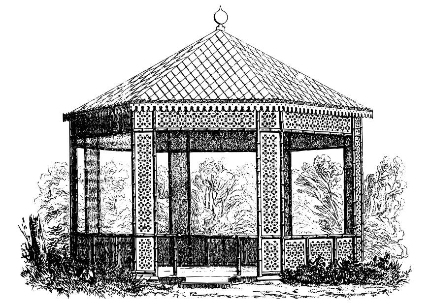 antigo pavilhA£o Página para colorir antigo pavilhA£o