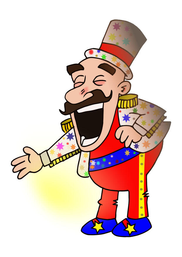 apresentador de circo imagem apresentador de circo