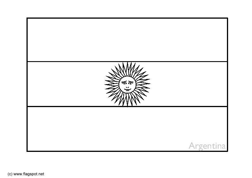 argentina Página para colorir argentina
