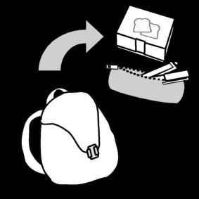 arrumar a mochila Página para colorir arrumar a mochila