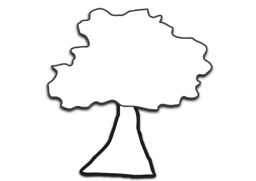 A¡rvore Página para colorir A¡rvore