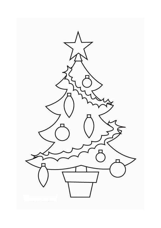 A¡rvore de natal Página para colorir A¡rvore de natal