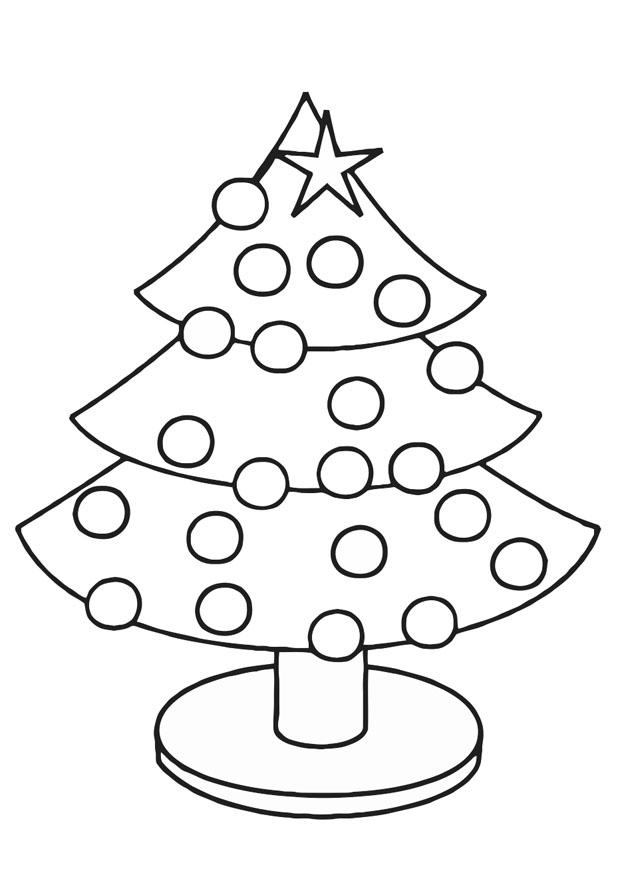 A¡rvore de natal Página para colorir A¡rvore de natal
