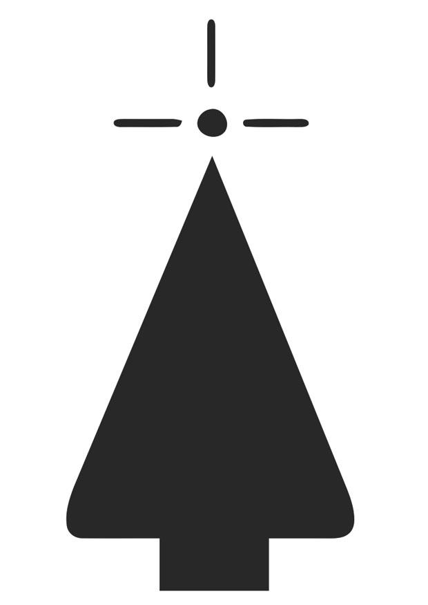 A¡rvore de natal Página para colorir A¡rvore de natal