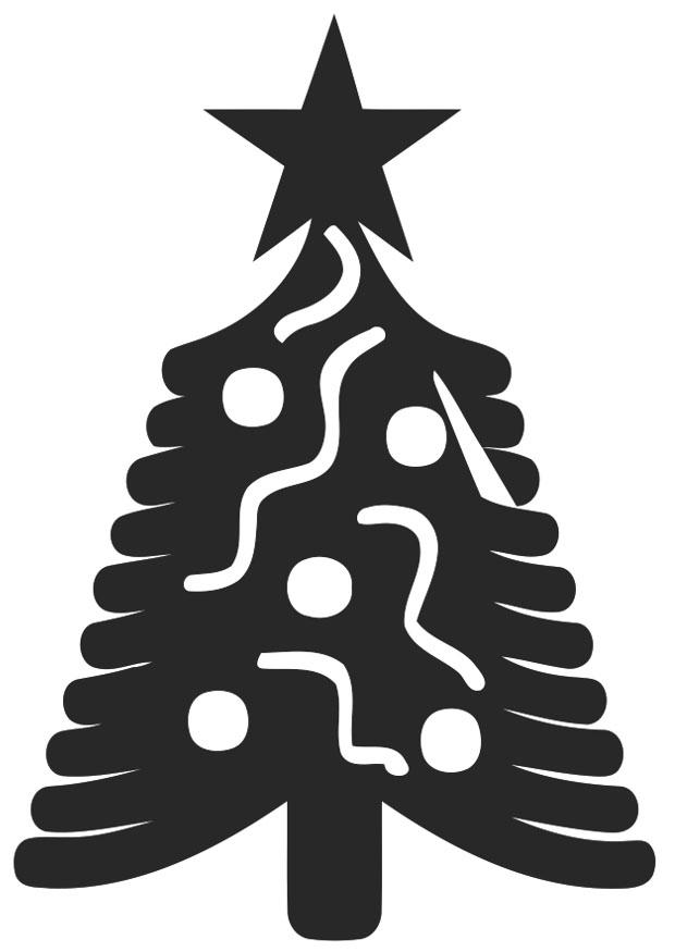 A¡rvore de natal Página para colorir A¡rvore de natal