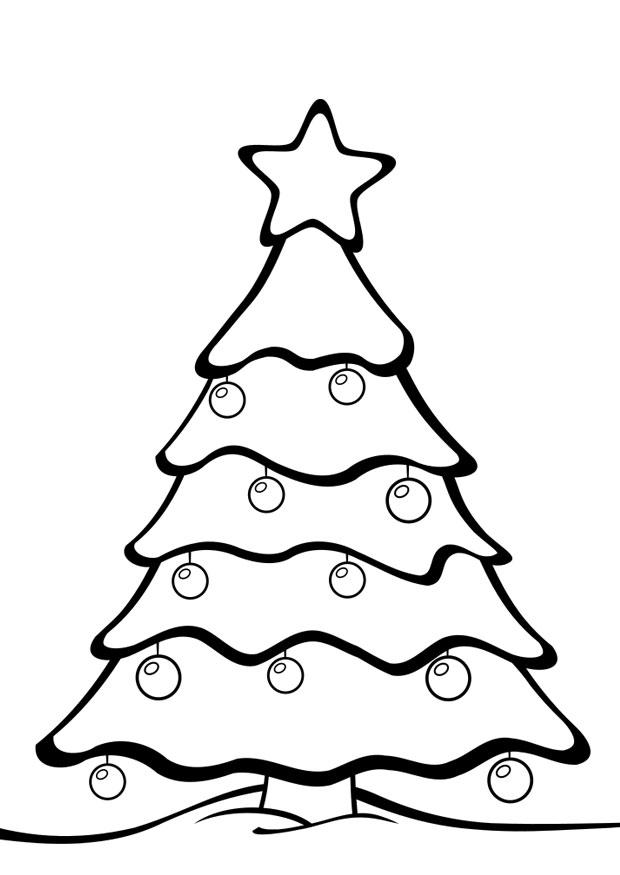 A¡rvore de natal Página para colorir A¡rvore de natal