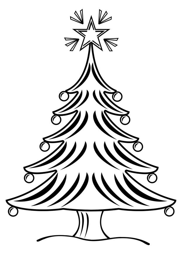 A¡rvore de natal Página para colorir A¡rvore de natal