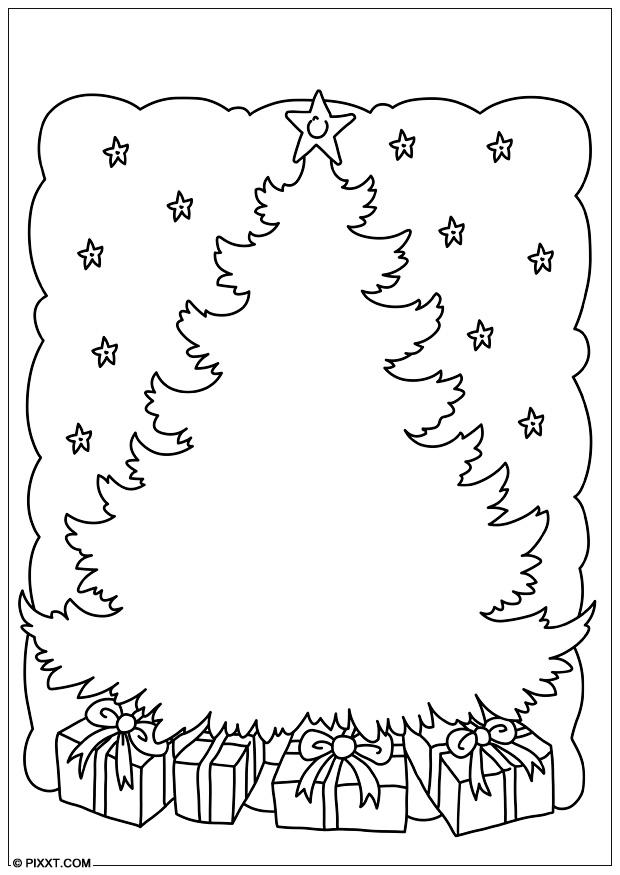 A¡rvore de natal Página para colorir A¡rvore de natal