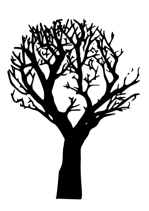 A¡rvore morta Página para colorir A¡rvore morta