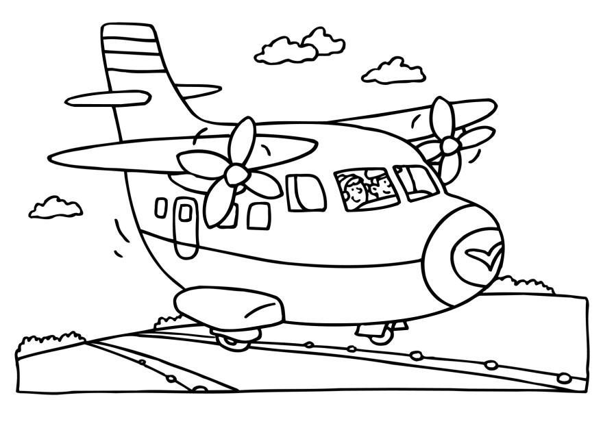 aviA£o Página para colorir aviA£o