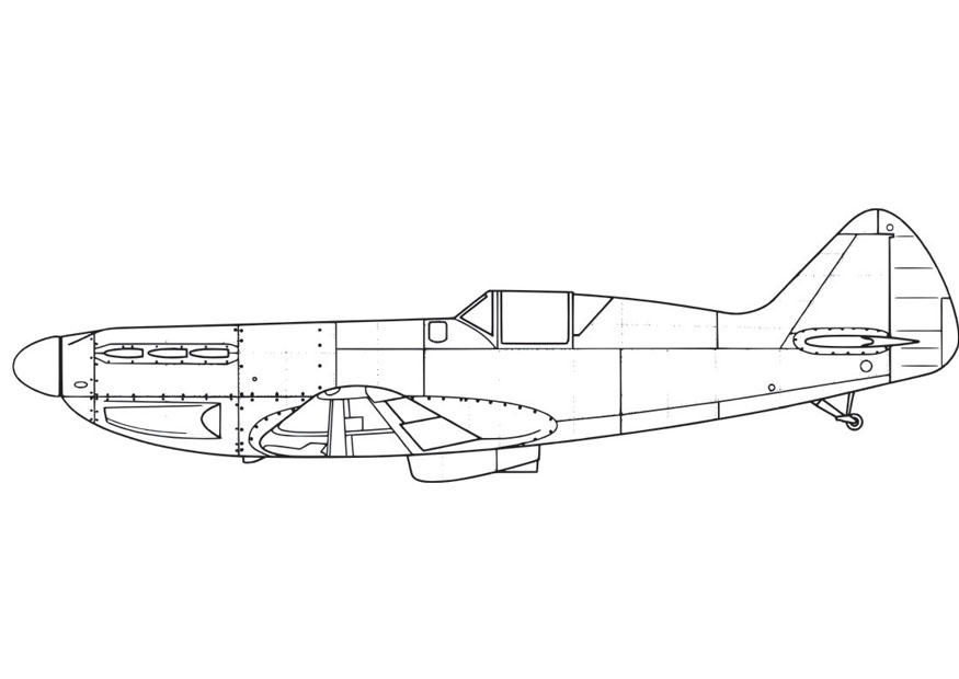 aviA£o - d551 Página para colorir aviA£o - d551