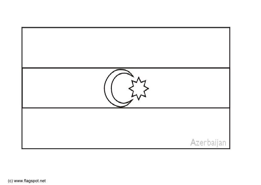 azerbaijA£o Página para colorir azerbaijA£o