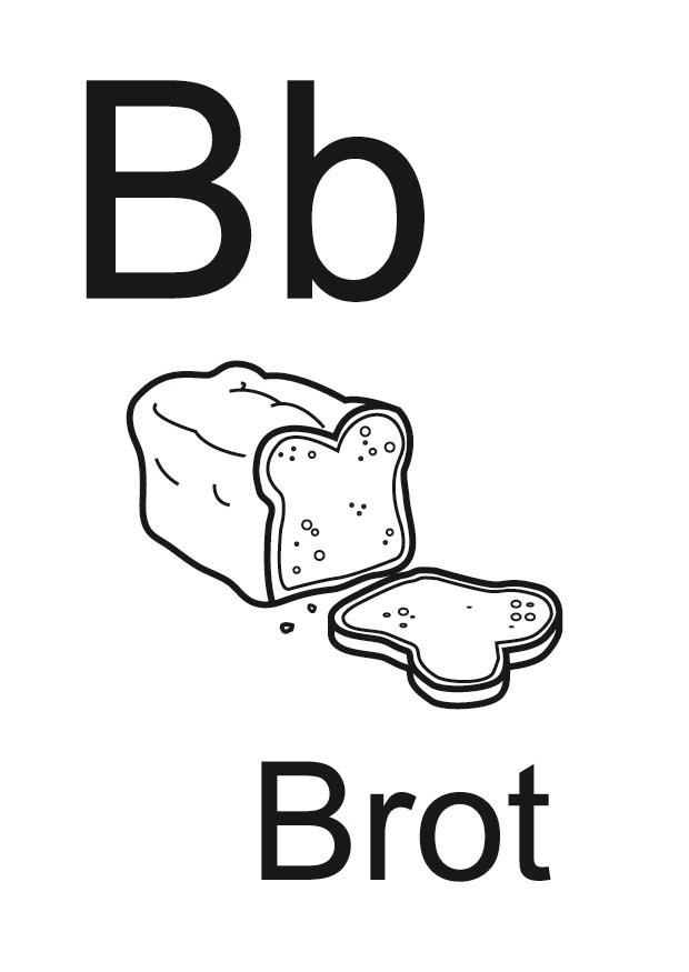 b Página para colorir b