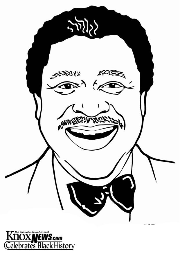 b.b.king Página para colorir b.b.king