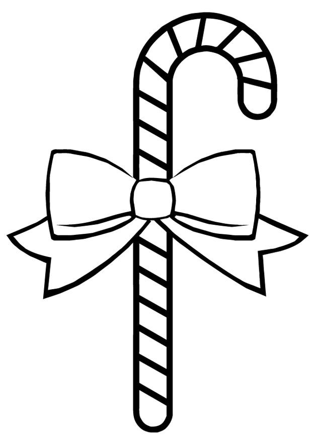 bala de natal Página para colorir bala de natal
