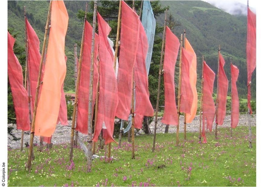 Foto bandeira de prece 