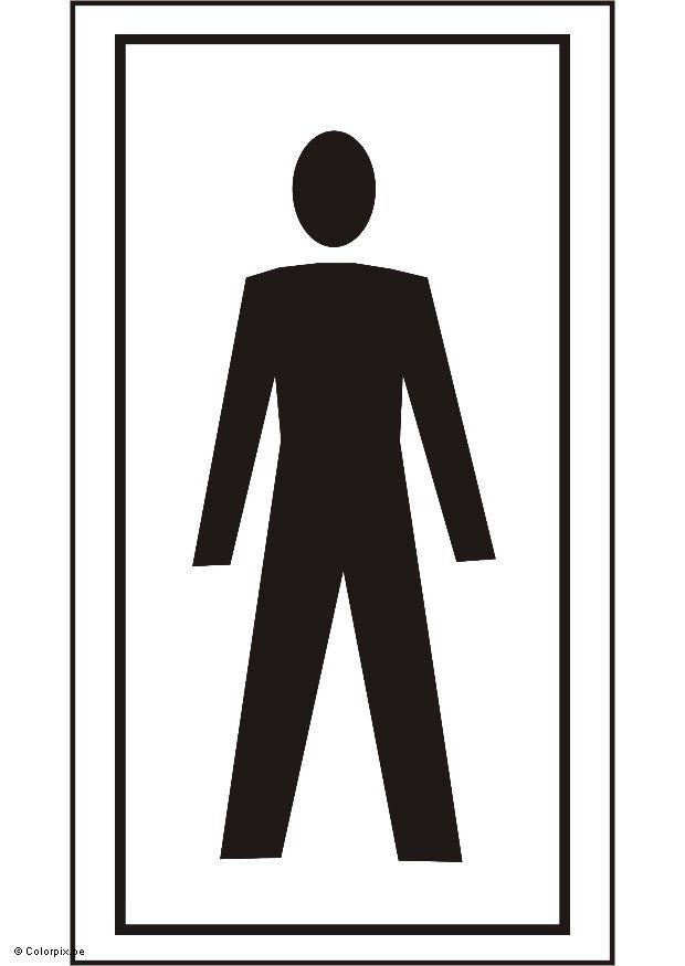 banheiro masculino Página para colorir banheiro masculino