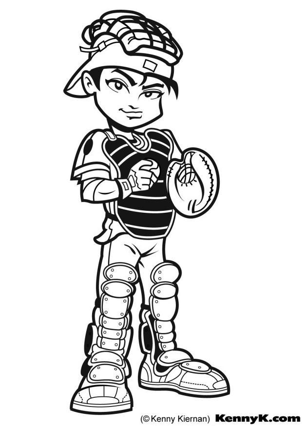baseball Página para colorir baseball