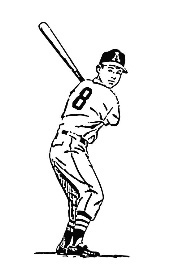 basebol Página para colorir basebol