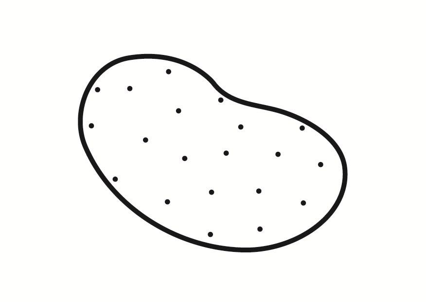 batata Página para colorir batata