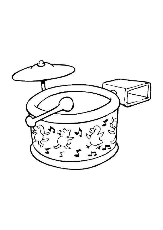 bateria Página para colorir bateria