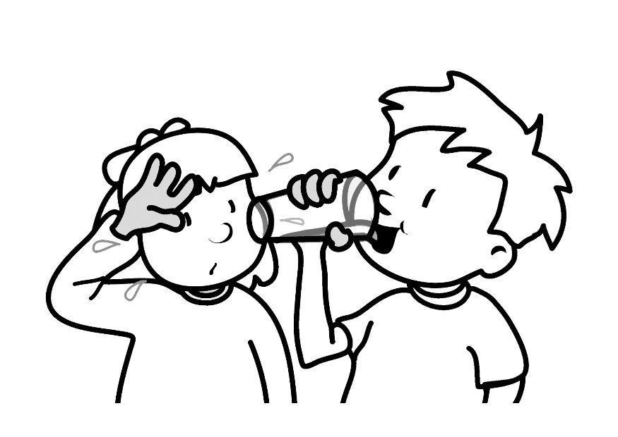 beber Página para colorir beber