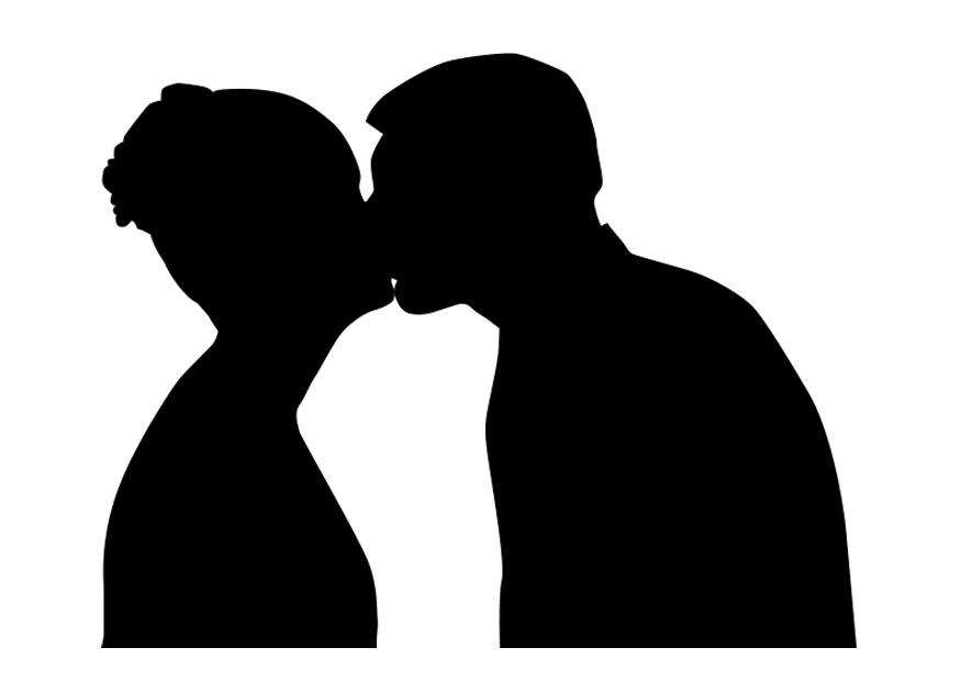 beijar Página para colorir beijar