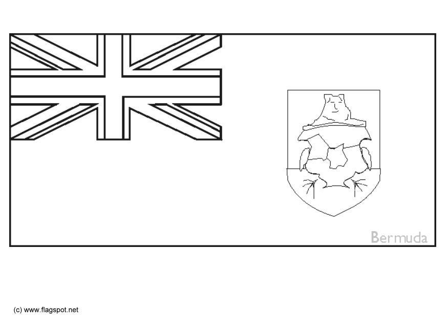 bermuda Página para colorir bermuda