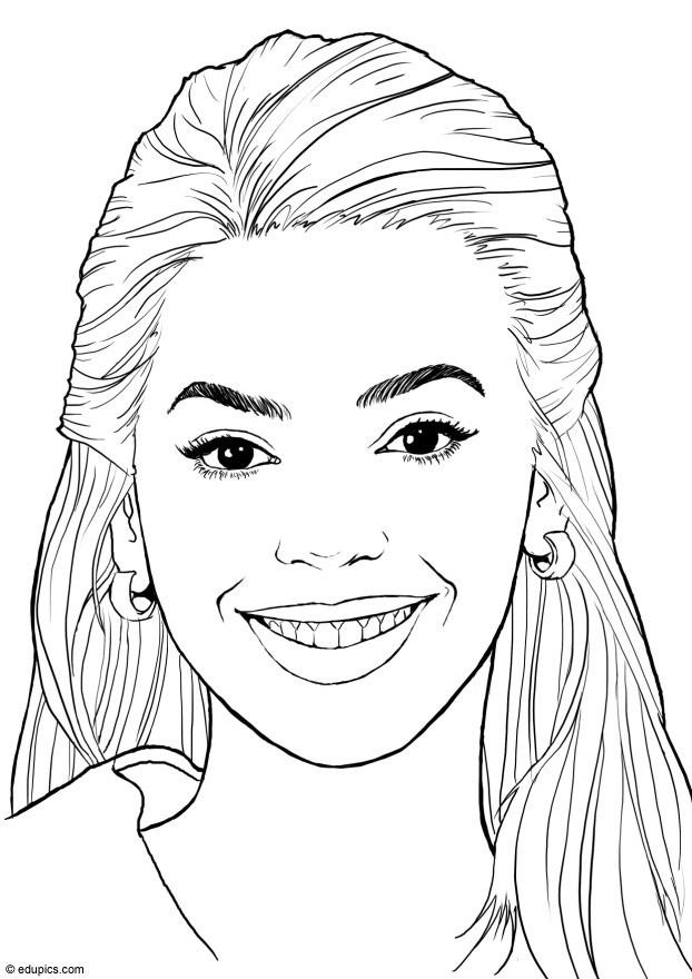 beyonce knowles Página para colorir beyonce knowles