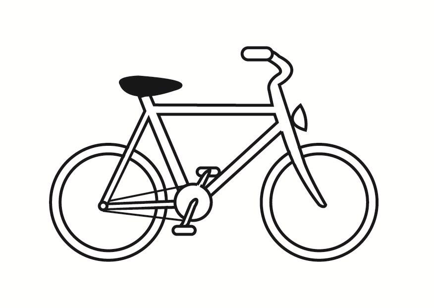 bicicleta Página para colorir bicicleta