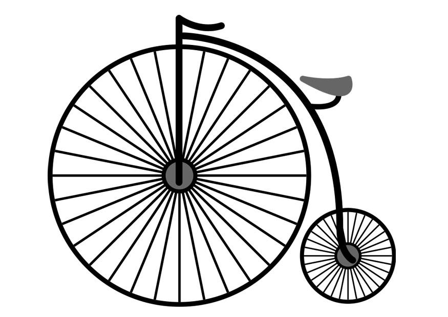 bicicleta Página para colorir bicicleta